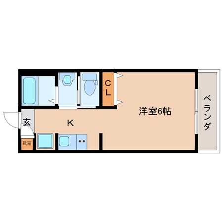 静岡駅 徒歩15分 2階の物件間取画像